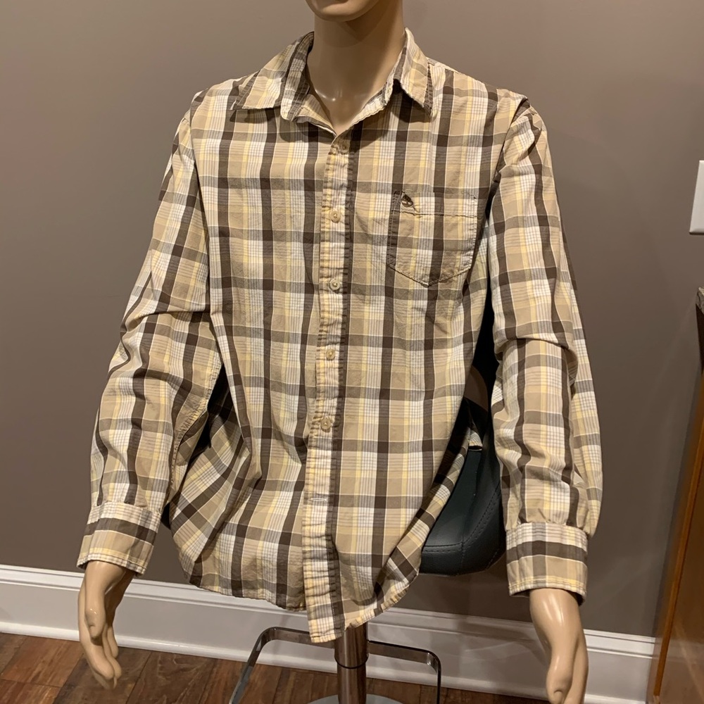 Eddie Bauer casual long sleeve button down shirt.